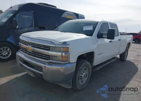 2015 Chevrolet Silverado 2500Hd Wt из США, поврежденный, VIN 1GC1KUE87FF123871